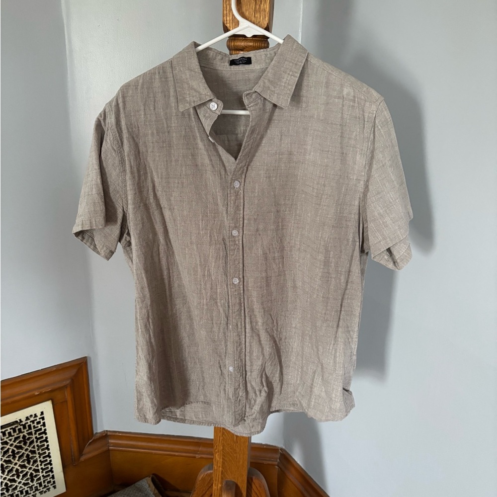 Coofandy Men's Casual Tan Shirt